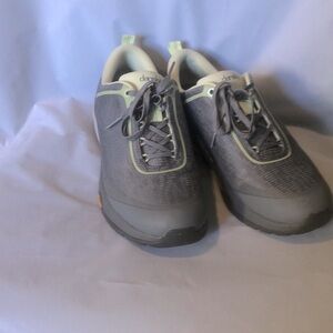 Dansko hikers. Medium gray with yellow/green trim. Size 40 - US 9-9 1/2.